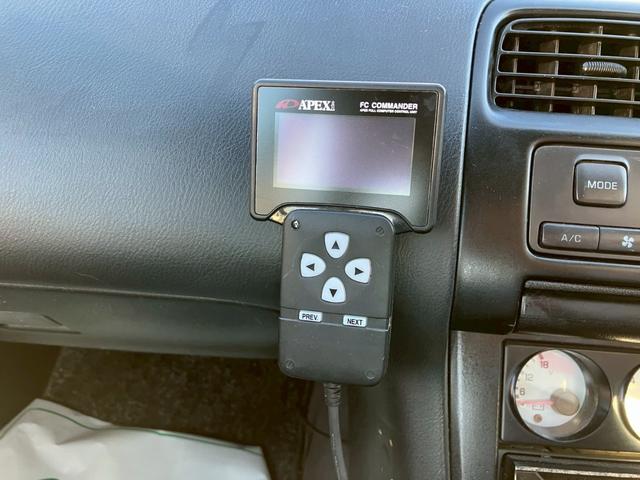 シルビア K’s 純正5速MT ターボ エアロ 純正パールオールペン ワンオフマフラー 車高調 momoステアリング BRIDEバケットシート エアクリ APEXi FCコマンダー ターボタイマー SSR17インチAW(57枚目)