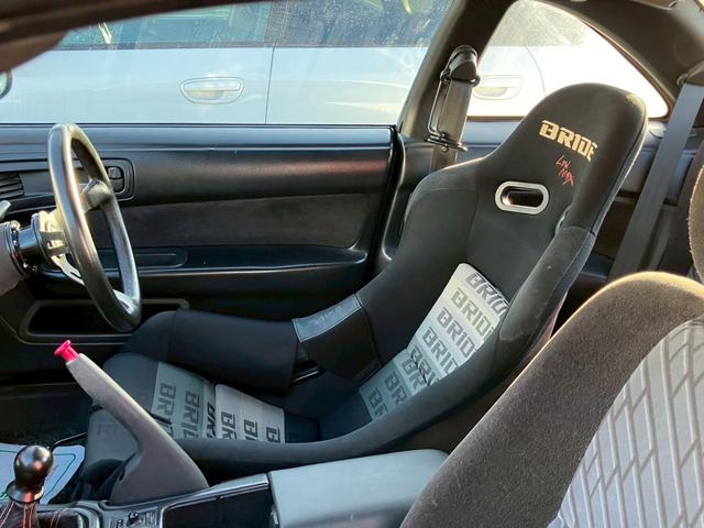 シルビア K’s 純正5速MT ターボ エアロ 純正パールオールペン ワンオフマフラー 車高調 momoステアリング BRIDEバケットシート エアクリ APEXi FCコマンダー ターボタイマー SSR17インチAW(61枚目)