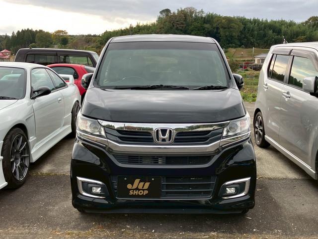 Ｎ－ＷＧＮカスタム Ｇ・Ｌパッケージ　メモリーナビ　フルセグＴＶ　バックモニター　ＤＶＤ再生　スマートキー　プッシュスタート　ＨＩＤヘッドライト　ＥＴＣ　セキュリティアラーム　プライバシーガラス　純正１４インチＡＷ　オートＡＣ（2枚目）