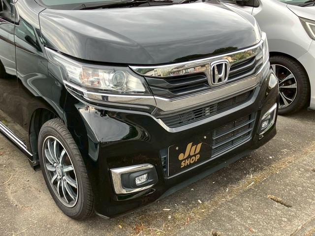 Ｎ－ＷＧＮカスタム Ｇ・Ｌパッケージ　メモリーナビ　フルセグＴＶ　バックモニター　ＤＶＤ再生　スマートキー　プッシュスタート　ＨＩＤヘッドライト　ＥＴＣ　セキュリティアラーム　プライバシーガラス　純正１４インチＡＷ　オートＡＣ（4枚目）