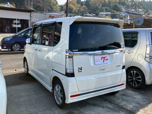 Ｎ－ＢＯＸカスタム Ｇ・Ｌパッケージ　メモリーナビ　ＴＶ　バックモニター　パワースライドドア　スマートキー　プッシュスタート　革調シートカバー　ＨＩＤヘッドライト　フォグランプ　セキュリティアラーム　プライバシーガラス　ウインカーミラー（18枚目）