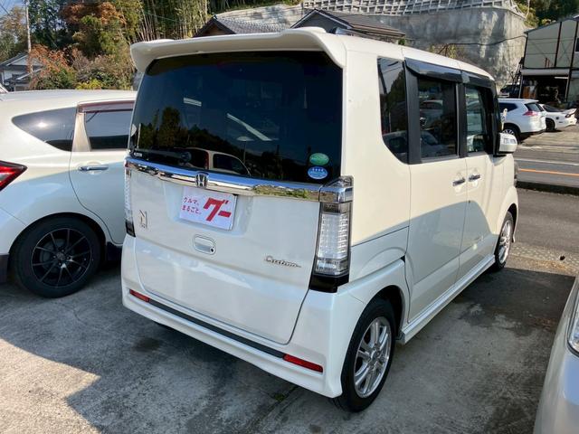 Ｎ－ＢＯＸカスタム Ｇ・Ｌパッケージ　メモリーナビ　ＴＶ　バックモニター　パワースライドドア　スマートキー　プッシュスタート　革調シートカバー　ＨＩＤヘッドライト　フォグランプ　セキュリティアラーム　プライバシーガラス　ウインカーミラー（20枚目）