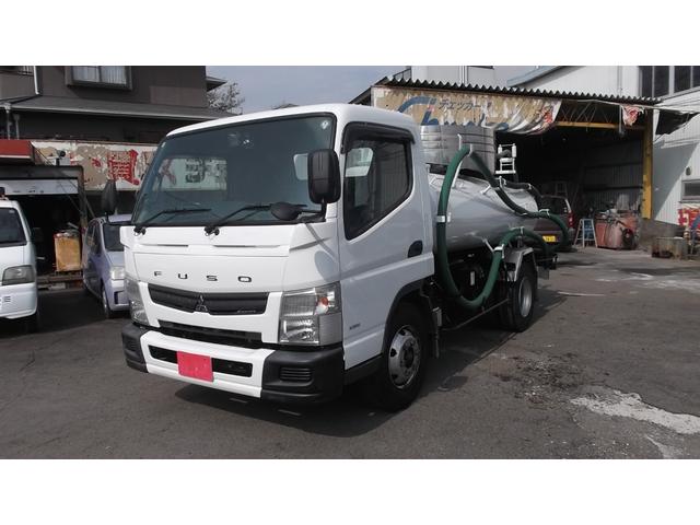 キャンター 　３．７ｔモリタバキュームカー　糞尿車　衛生車　バックモニター　５速（2枚目）