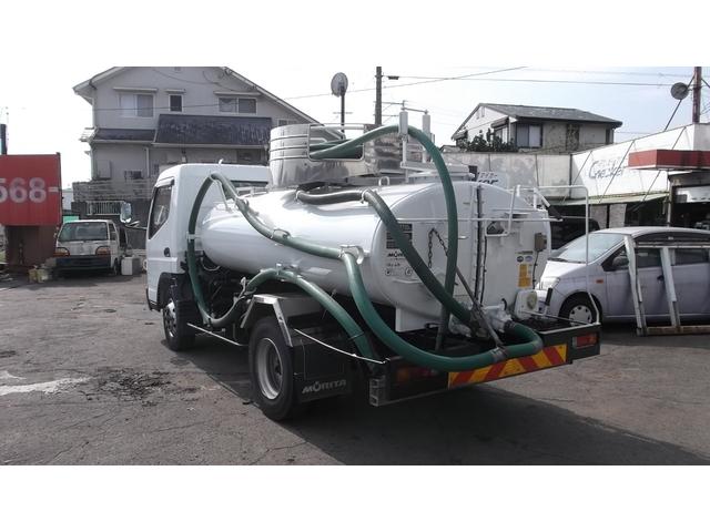 キャンター 　３．７ｔモリタバキュームカー　糞尿車　衛生車　バックモニター　５速（10枚目）