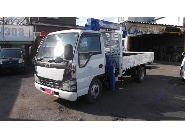 エルフトラック 　前田４段クレーン　ラジコン付　フックイン　３ペダル　荷台寸法３６０Ｘ１８０（2枚目）