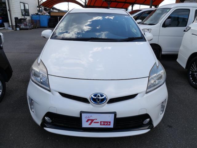 プリウス S スマートキー プッシュスタート ナビ バックモニター TV ドライブレコーダー ETC オートエアコン パワーステアリング(3枚目)