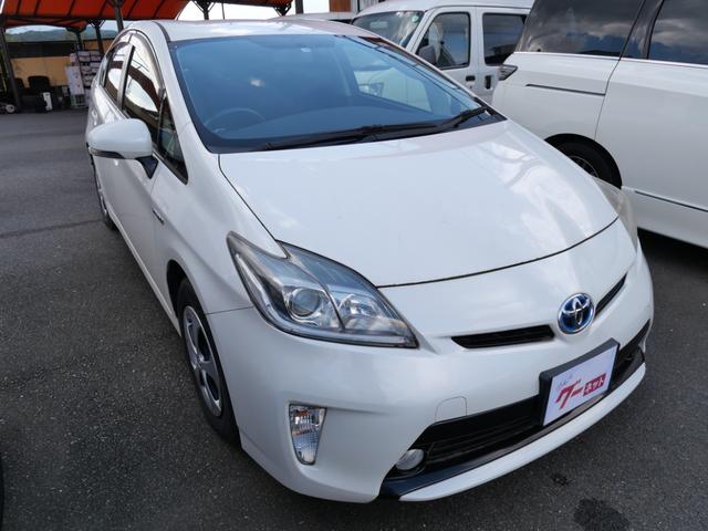 プリウス S スマートキー プッシュスタート ナビ バックモニター TV ドライブレコーダー ETC オートエアコン パワーステアリング(4枚目)