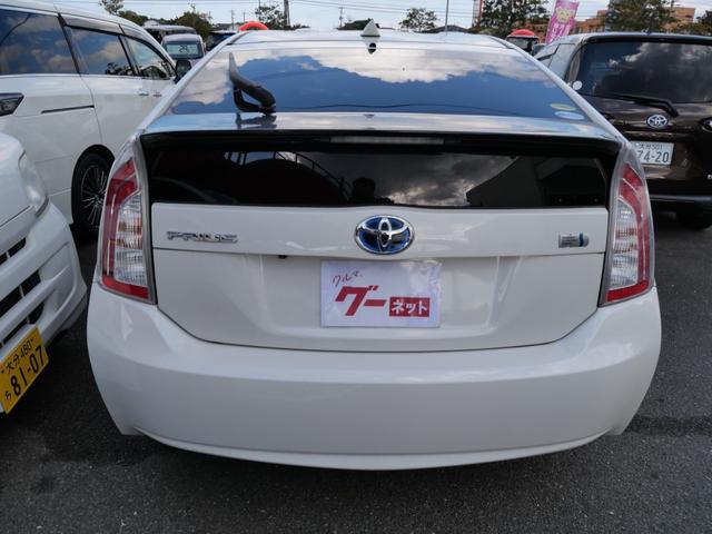 プリウス S スマートキー プッシュスタート ナビ バックモニター TV ドライブレコーダー ETC オートエアコン パワーステアリング(6枚目)