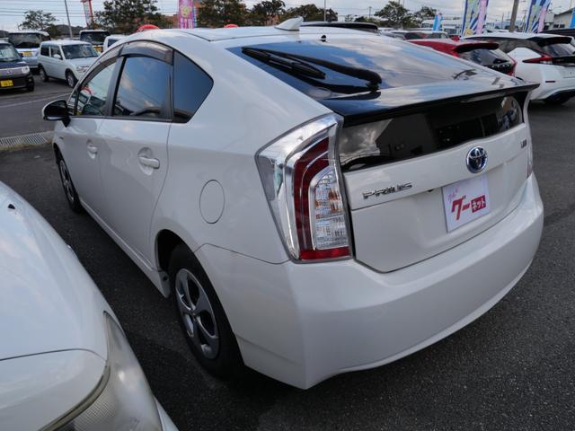 プリウス S スマートキー プッシュスタート ナビ バックモニター TV ドライブレコーダー ETC オートエアコン パワーステアリング(7枚目)