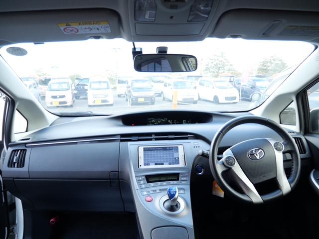 プリウス S スマートキー プッシュスタート ナビ バックモニター TV ドライブレコーダー ETC オートエアコン パワーステアリング(8枚目)