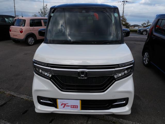 Ｎ－ＢＯＸカスタム Ｇ・Ｌホンダセンシング　左側電動スライドドア　スマートキー　プッシュスタート　ナビ　フルセグ　バックモニター　トラクションコントロール　オートエアコン　ＥＴＣ（3枚目）