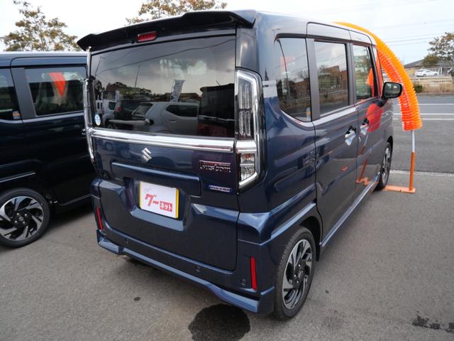 スペーシアカスタム ハイブリッドＸＳターボ　両側電動スライドドア　スマートキー　プッシュスタート　シートヒーター　ステアリングヒーター　オートエアコン　ブレーキサポート　ヘッドアップディスプレイ（7枚目）