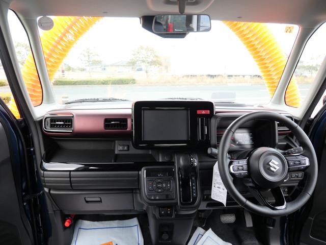 スペーシアカスタム ハイブリッドＸＳターボ　両側電動スライドドア　スマートキー　プッシュスタート　シートヒーター　ステアリングヒーター　オートエアコン　ブレーキサポート　ヘッドアップディスプレイ（8枚目）