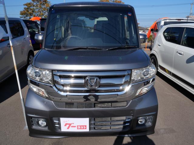 Ｎ－ＢＯＸカスタム Ｇ・Ｌパッケージ　純正ナビ　バックモニター　ＴＶ　ＥＴＣ　スマートキー　プッシュスタート　左側電動スライドドア　トラクションコントロール　オートエアコン（3枚目）