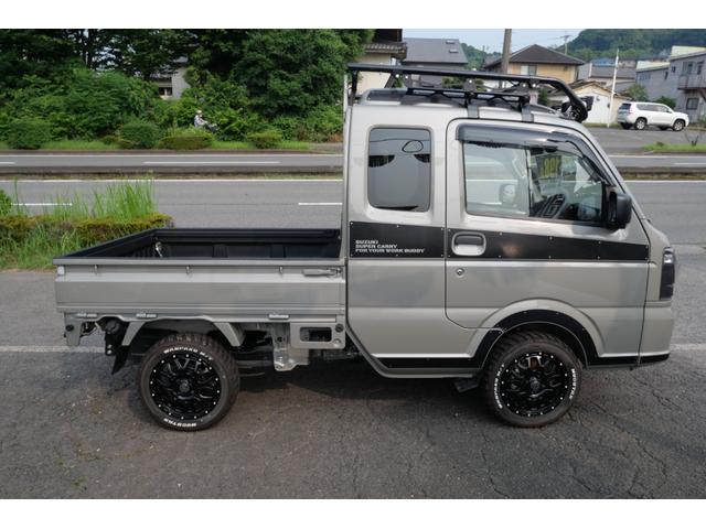 スーパーキャリイ Ｘリミテッド　セレクト４ＷＤ車　デュアルカメラサポート　キーレスエントリー　パーキングセンサー　トラクションコントロール　社外１４インチアルミホイール　ルーフキャリア　グリルガード（6枚目）