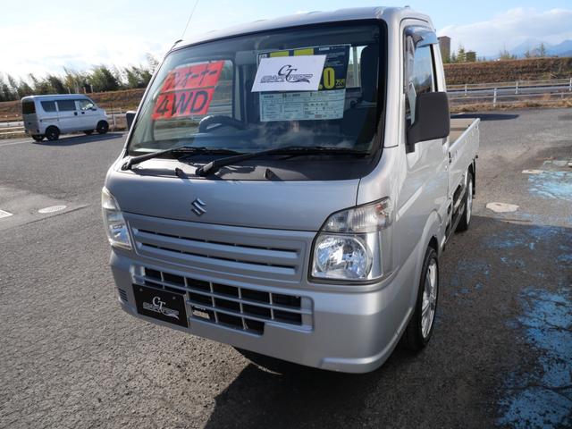 キャリイトラック KCエアコン・パワステ セレクト4WD車 エアコン パワーステアリング ライトレベル調節 三方開(4枚目)