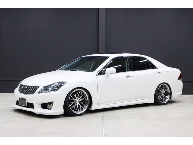クラウン - トヨタ アスリート TRDエアロ サンルーフ 純正8型ナビ