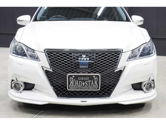 クラウンハイブリッド アスリートＳ　アドバンスパッケージ特別仕様車　純正８型ナビ　Ｄ－ＴＶ　ブルートゥース　ＴＯＭ’ｓエアロ　ＲＳＲダウンサス　純正ＯＰ１８インチホイール　トランクスポイラー　リア３面スモークフイルム　バックカメラ　ドラレコ　スピード取締りレーダー　ＡＵＴＯクルーズ（14枚目）