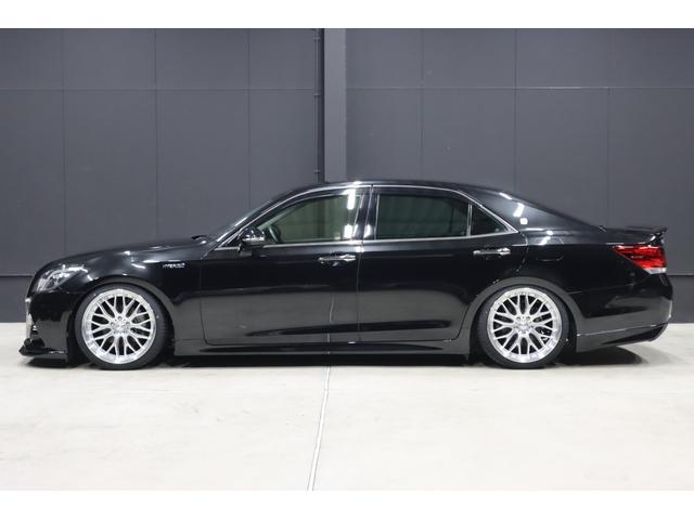 クラウンハイブリッド アスリートS 新品ロクサーニ深リム19インチホイール 新品シルクブレイズエアロ 新品GRSフルタップ車高調 新品トランクスポイラー 純正8型HDDナビ 地デジTV ブルートゥース AUTOクルーズ クリアランスソナー シートヒーター ハンドルヒーター(2枚目)