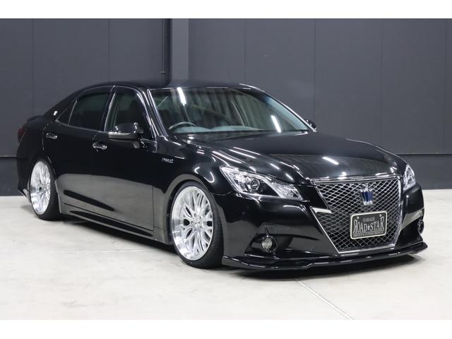 クラウンハイブリッド アスリートS 新品ロクサーニ深リム19インチホイール 新品シルクブレイズエアロ 新品GRSフルタップ車高調 新品トランクスポイラー 純正8型HDDナビ 地デジTV ブルートゥース AUTOクルーズ クリアランスソナー シートヒーター ハンドルヒーター(6枚目)