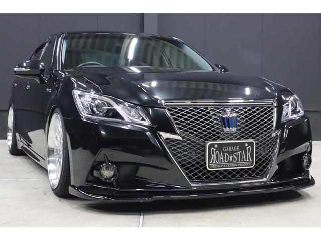 クラウンハイブリッド アスリートS 新品ロクサーニ深リム19インチホイール 新品シルクブレイズエアロ 新品GRSフルタップ車高調 新品トランクスポイラー 純正8型HDDナビ 地デジTV ブルートゥース AUTOクルーズ クリアランスソナー シートヒーター ハンドルヒーター(12枚目)