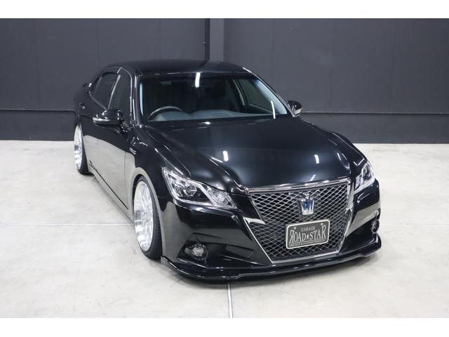 クラウンハイブリッド アスリートS 新品ロクサーニ深リム19インチホイール 新品シルクブレイズエアロ 新品GRSフルタップ車高調 新品トランクスポイラー 純正8型HDDナビ 地デジTV ブルートゥース AUTOクルーズ クリアランスソナー シートヒーター ハンドルヒーター(14枚目)