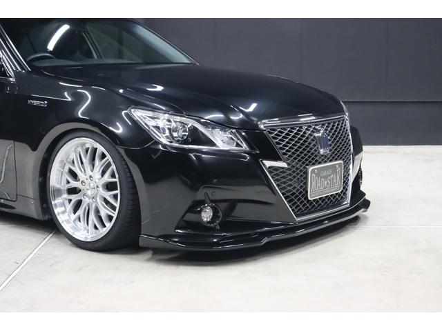 クラウンハイブリッド アスリートS 新品ロクサーニ深リム19インチホイール 新品シルクブレイズエアロ 新品GRSフルタップ車高調 新品トランクスポイラー 純正8型HDDナビ 地デジTV ブルートゥース AUTOクルーズ クリアランスソナー シートヒーター ハンドルヒーター(22枚目)