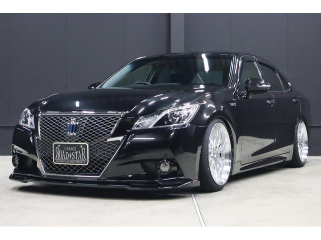 クラウンハイブリッド アスリートS 新品ロクサーニ深リム19インチホイール 新品シルクブレイズエアロ 新品GRSフルタップ車高調 新品トランクスポイラー 純正8型HDDナビ 地デジTV ブルートゥース AUTOクルーズ クリアランスソナー シートヒーター ハンドルヒーター(27枚目)