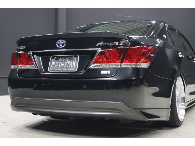 クラウンハイブリッド アスリートS 新品ロクサーニ深リム19インチホイール 新品シルクブレイズエアロ 新品GRSフルタップ車高調 新品トランクスポイラー 純正8型HDDナビ 地デジTV ブルートゥース AUTOクルーズ クリアランスソナー シートヒーター ハンドルヒーター(42枚目)