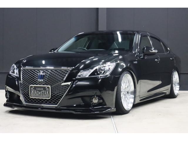 クラウンハイブリッド アスリートS 新品ロクサーニ深リム19インチホイール 新品シルクブレイズエアロ 新品GRSフルタップ車高調 新品トランクスポイラー 純正8型HDDナビ 地デジTV ブルートゥース AUTOクルーズ クリアランスソナー シートヒーター ハンドルヒーター(49枚目)