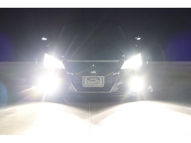 クラウンハイブリッド アスリートS マーベリック深リム19インチホイール BLITZフルタップ車高調 新品シルクブレイズエアロ 新品トランクスポイラー シーケンシャルウインカー 新品ハンドル HIDライト LEDフォグ 8型HDDナビ D-TV ブルートゥース バックカメラ(5枚目)