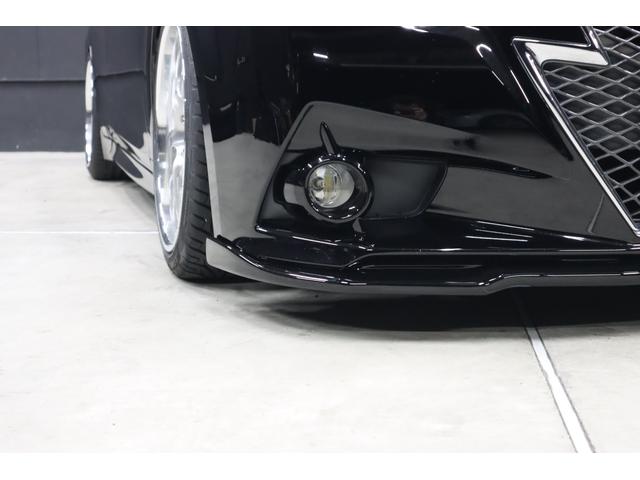 クラウンハイブリッド アスリートS マーベリック深リム19インチホイール BLITZフルタップ車高調 新品シルクブレイズエアロ 新品トランクスポイラー シーケンシャルウインカー 新品ハンドル HIDライト LEDフォグ 8型HDDナビ D-TV ブルートゥース バックカメラ(19枚目)