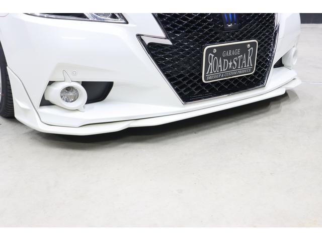 クラウンハイブリッド アスリートＳ　アドバンスドパッケージ特別仕様車　モデリスタ＆　ＴＲＤエアロ　モデリスタ４本出しマフラー　新品ロクサーニ深リム１９インチＡＷ　新品ＧＲＳフルタップ車高調　新品レザーハンドル　純正８型ＨＤＤナビＴＶ　ブルートゥース　ＨＩＤライト　ＬＥＤフォグ　ＥＴＣ（24枚目）