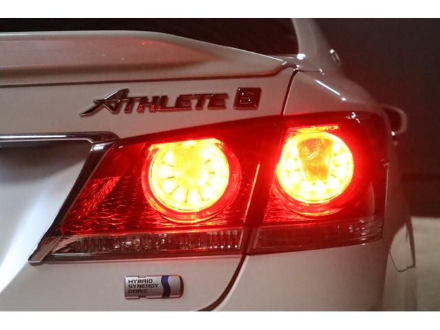 クラウンハイブリッド アスリートＳ　アドバンスドパッケージ特別仕様車　モデリスタ＆　ＴＲＤエアロ　モデリスタ４本出しマフラー　新品ロクサーニ深リム１９インチＡＷ　新品ＧＲＳフルタップ車高調　新品レザーハンドル　純正８型ＨＤＤナビＴＶ　ブルートゥース　ＨＩＤライト　ＬＥＤフォグ　ＥＴＣ（51枚目）
