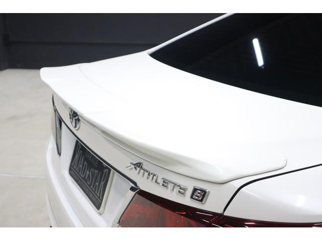 クラウンハイブリッド アスリートＳ　アドバンスドパッケージ特別仕様車　モデリスタ＆　ＴＲＤエアロ　モデリスタ４本出しマフラー　新品ロクサーニ深リム１９インチＡＷ　新品ＧＲＳフルタップ車高調　新品レザーハンドル　純正８型ＨＤＤナビＴＶ　ブルートゥース　ＨＩＤライト　ＬＥＤフォグ　ＥＴＣ（52枚目）