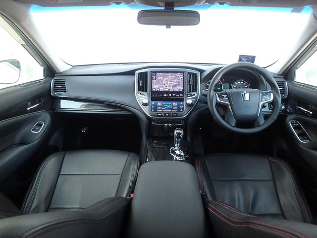 クラウンハイブリッド アスリートＳ　アドバンスドパッケージ特別仕様車　モデリスタ＆　ＴＲＤエアロ　モデリスタ４本出しマフラー　新品ロクサーニ深リム１９インチＡＷ　新品ＧＲＳフルタップ車高調　新品レザーハンドル　純正８型ＨＤＤナビＴＶ　ブルートゥース　ＨＩＤライト　ＬＥＤフォグ　ＥＴＣ（55枚目）