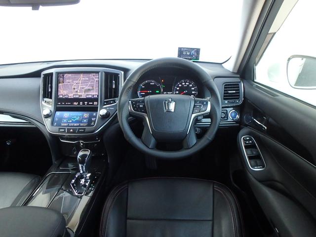 クラウンハイブリッド アスリートＳ　アドバンスドパッケージ特別仕様車　モデリスタ＆　ＴＲＤエアロ　モデリスタ４本出しマフラー　新品ロクサーニ深リム１９インチＡＷ　新品ＧＲＳフルタップ車高調　新品レザーハンドル　純正８型ＨＤＤナビＴＶ　ブルートゥース　ＨＩＤライト　ＬＥＤフォグ　ＥＴＣ（56枚目）