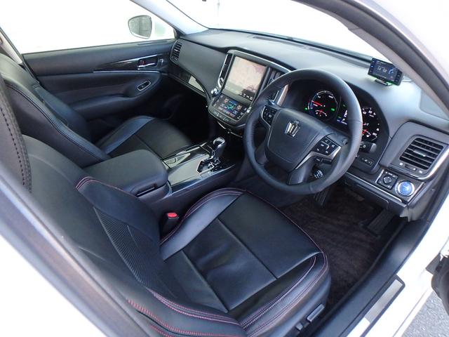 クラウンハイブリッド アスリートＳ　アドバンスドパッケージ特別仕様車　モデリスタ＆　ＴＲＤエアロ　モデリスタ４本出しマフラー　新品ロクサーニ深リム１９インチＡＷ　新品ＧＲＳフルタップ車高調　新品レザーハンドル　純正８型ＨＤＤナビＴＶ　ブルートゥース　ＨＩＤライト　ＬＥＤフォグ　ＥＴＣ（57枚目）