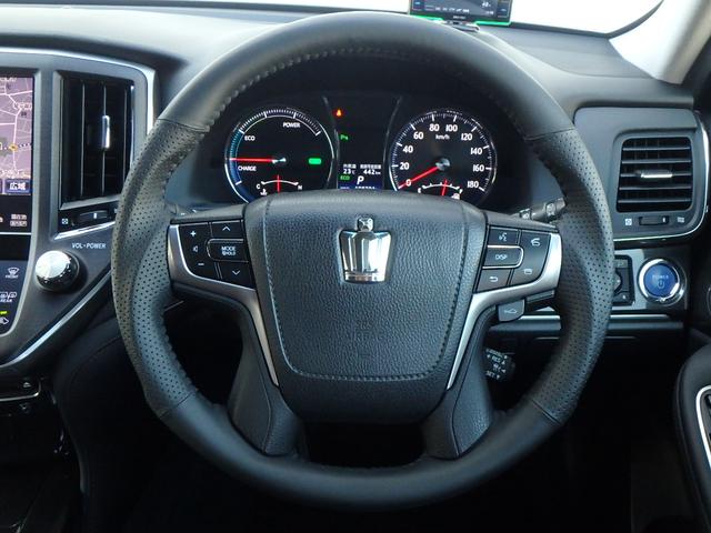 クラウンハイブリッド アスリートＳ　アドバンスドパッケージ特別仕様車　モデリスタ＆　ＴＲＤエアロ　モデリスタ４本出しマフラー　新品ロクサーニ深リム１９インチＡＷ　新品ＧＲＳフルタップ車高調　新品レザーハンドル　純正８型ＨＤＤナビＴＶ　ブルートゥース　ＨＩＤライト　ＬＥＤフォグ　ＥＴＣ（58枚目）