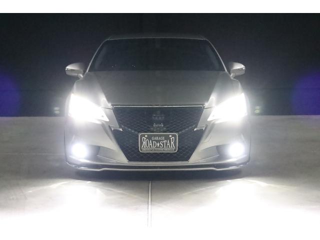 クラウンハイブリッド アスリートS アドバンストパッケージ特別仕様車 新品シルクブレイズエアロ 新品ロクサーニ深リム19インチホイール BLITZフルタップ車高調 新品黒ウッド&レザーコンビハンドル 純正8型HDDナビ 地デジTV ブルートゥース バックカメラ ETC(5枚目)