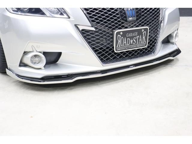 クラウンハイブリッド アスリートS アドバンストパッケージ特別仕様車 新品シルクブレイズエアロ 新品ロクサーニ深リム19インチホイール BLITZフルタップ車高調 新品黒ウッド&レザーコンビハンドル 純正8型HDDナビ 地デジTV ブルートゥース バックカメラ ETC(24枚目)