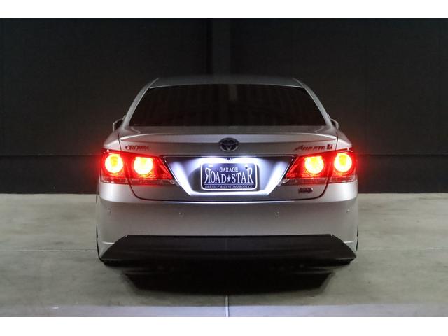 クラウンハイブリッド アスリートS アドバンストパッケージ特別仕様車 新品シルクブレイズエアロ 新品ロクサーニ深リム19インチホイール BLITZフルタップ車高調 新品黒ウッド&レザーコンビハンドル 純正8型HDDナビ 地デジTV ブルートゥース バックカメラ ETC(30枚目)