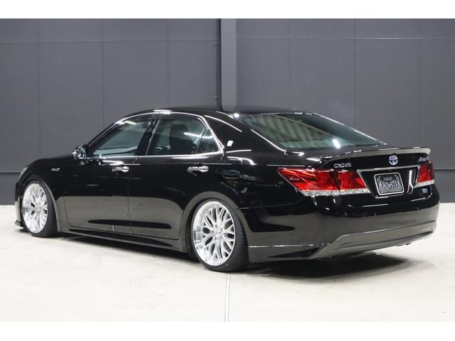 クラウンハイブリッド アスリートＳ　アドバンスパッケージ特別仕様車　新品シルクブレイズエアロ　新品ロクサーニ深リム１９インチＡＷ　新品ＧＲＳフルタップ車高調　新品トランクスポイラー　新品ハンドル　前後ドラレコ　純正８型ＨＤＤナビ　ブルートゥース　地デジＴＶ　ＥＴＣ（31枚目）