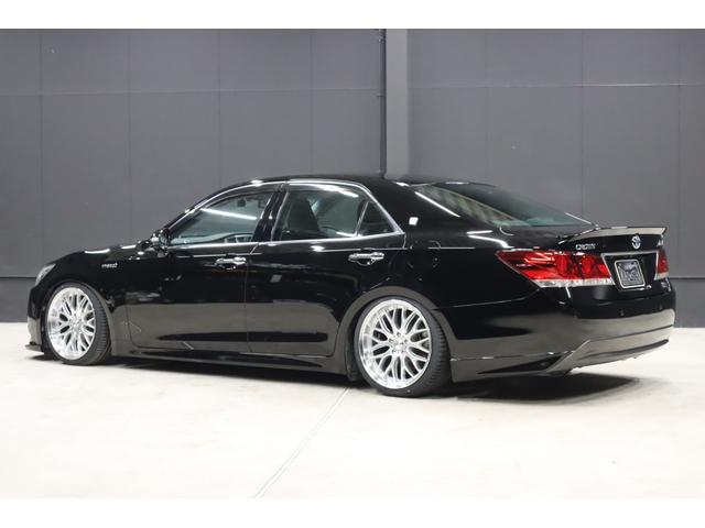 クラウンハイブリッド アスリートＳ　アドバンスパッケージ特別仕様車　新品シルクブレイズエアロ　新品ロクサーニ深リム１９インチＡＷ　新品ＧＲＳフルタップ車高調　新品トランクスポイラー　新品ハンドル　前後ドラレコ　純正８型ＨＤＤナビ　ブルートゥース　地デジＴＶ　ＥＴＣ（34枚目）