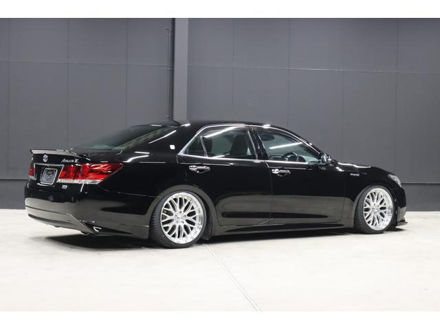 クラウンハイブリッド アスリートＳ　アドバンスパッケージ特別仕様車　新品シルクブレイズエアロ　新品ロクサーニ深リム１９インチＡＷ　新品ＧＲＳフルタップ車高調　新品トランクスポイラー　新品ハンドル　前後ドラレコ　純正８型ＨＤＤナビ　ブルートゥース　地デジＴＶ　ＥＴＣ（40枚目）