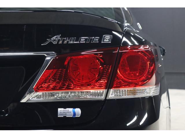 クラウンハイブリッド アスリートＳ　アドバンスパッケージ特別仕様車　新品シルクブレイズエアロ　新品ロクサーニ深リム１９インチＡＷ　新品ＧＲＳフルタップ車高調　新品トランクスポイラー　新品ハンドル　前後ドラレコ　純正８型ＨＤＤナビ　ブルートゥース　地デジＴＶ　ＥＴＣ（44枚目）