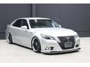 クラウンハイブリッド アスリートS アドバンストパッケージ特別仕様車 新品シルクブレイズエアロ 新品ロクサーニ深リム19インチホイール BLITZフルタップ車高調 新品黒ウッド&レザーコンビハンドル 純正8型HDDナビ 地デジTV ブルートゥース バックカメラ ETC(6枚目)
