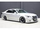 クラウンハイブリッド アスリートS アドバンストパッケージ特別仕様車 新品シルクブレイズエアロ 新品ロクサーニ深リム19インチホイール BLITZフルタップ車高調 新品黒ウッド&レザーコンビハンドル 純正8型HDDナビ 地デジTV ブルートゥース バックカメラ ETC(7枚目)