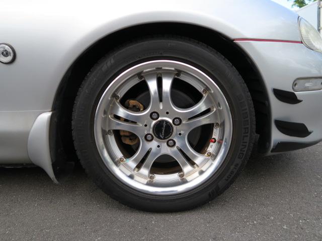 ロードスター ＳＰ　ＣＤ　ナルディステアリング　ＥＴＣ　社外１５インチアルミホイール　レザー調シートカバー　パワーウィンドウ　パワーステアリング（9枚目）