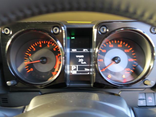 ジムニー ＸＣ　届け出済み未使用車　リフトアップ　リヤパーキングセンサー　社外１６インチアルミホイール　ＭＴタイヤ　エアコン　パワーウィンドウ（23枚目）